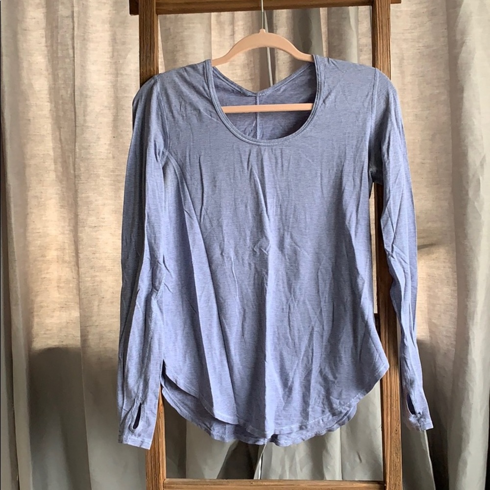 Lululemon blue long sleeve